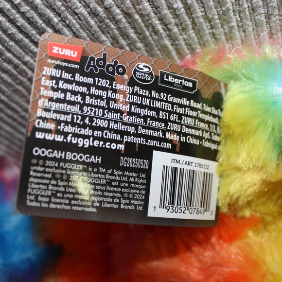 3/$188❤️Fuggler BIGG FUGG Oogah Boogah Rainbow Plush Toy Ugly Monster Tie-dye - Picture 11 of 16